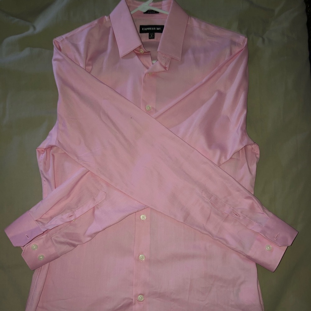 Express Pink Button down shirt